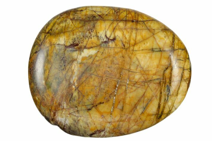 Polished Cherry Creek Jasper Worry Stones  - Photo 1